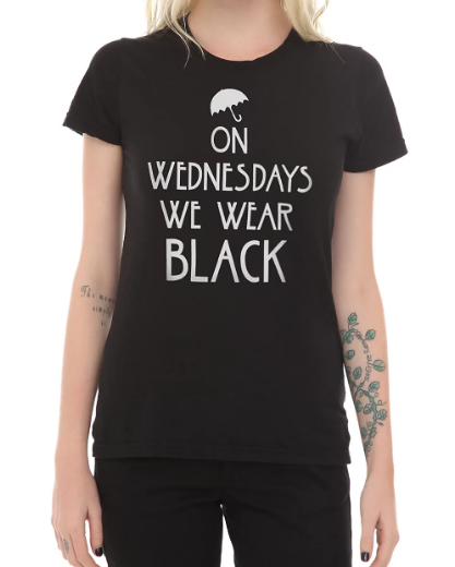 on wed we wear black